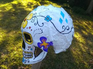 Day of the Dead mask art
